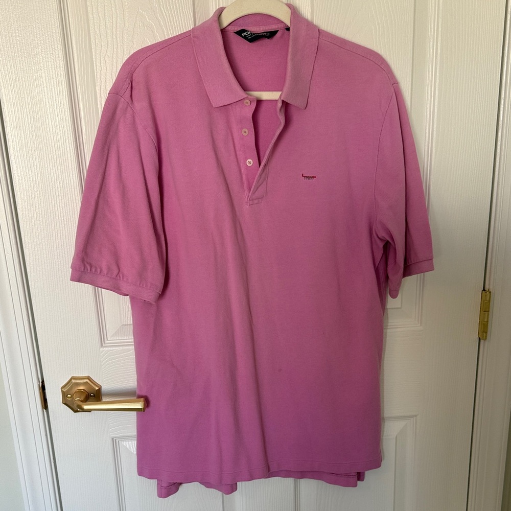 Ralph Lauren Golf Men's Polo Shirt in Vibrant Pink